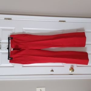 Anthropologie Red Trouser size 6